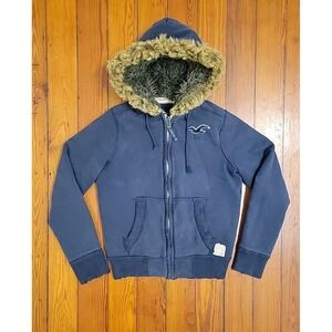 Hollister California Heavy Weight Sweater Size Medium Y2K Sweater Vintage